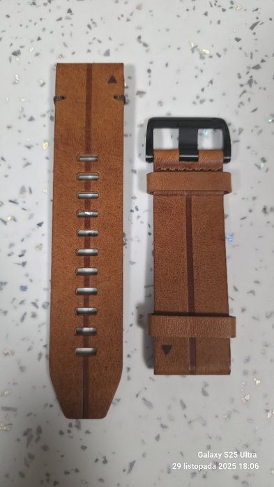 Oryginalny pasek skórzany Garmin