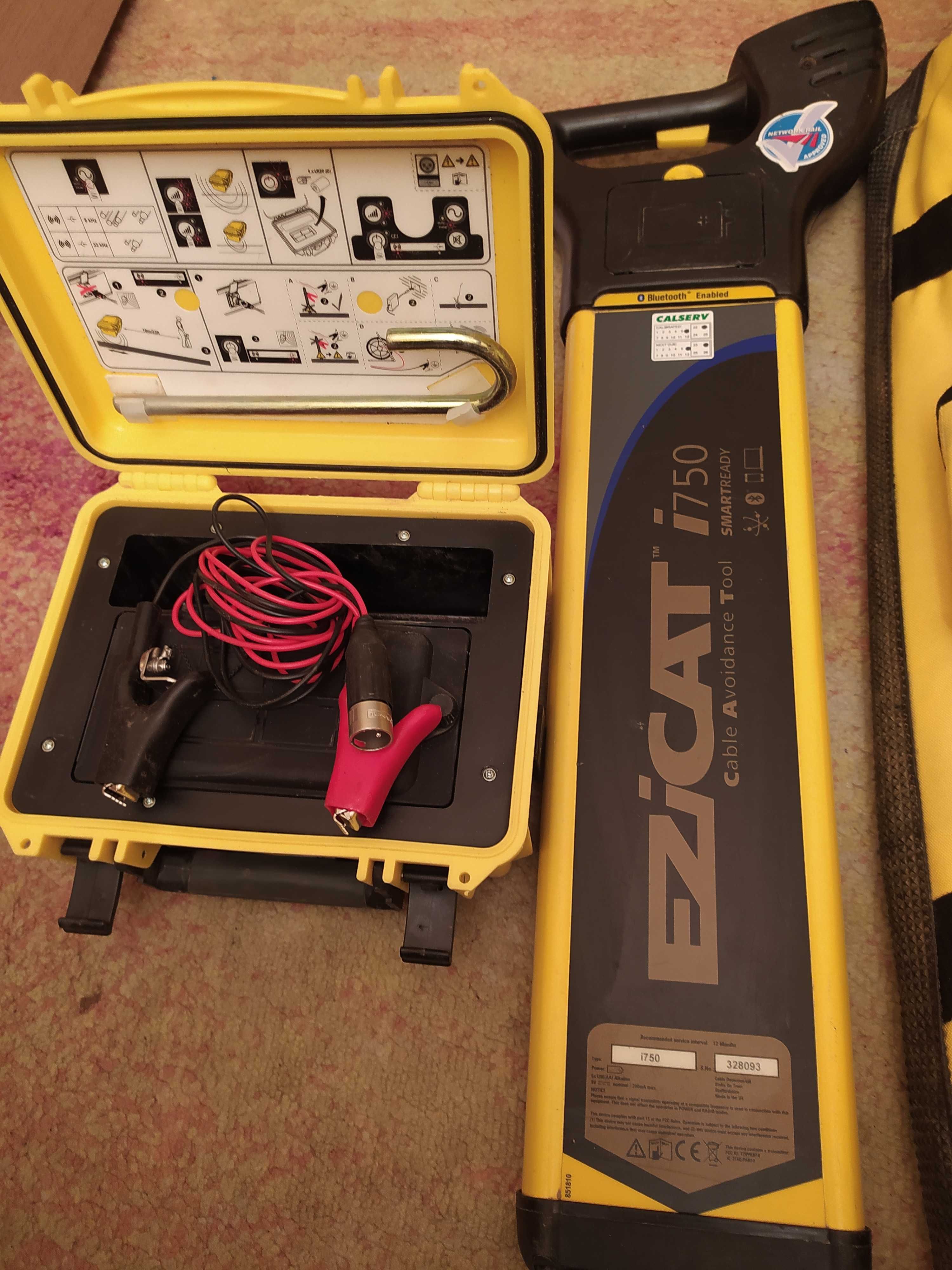 Wykrywacz instalacji GeoMax EziCat i750 + generator EziTex t100