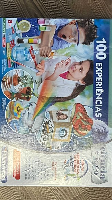 Jogo didático de ciência : 100 experiências : Clementoni