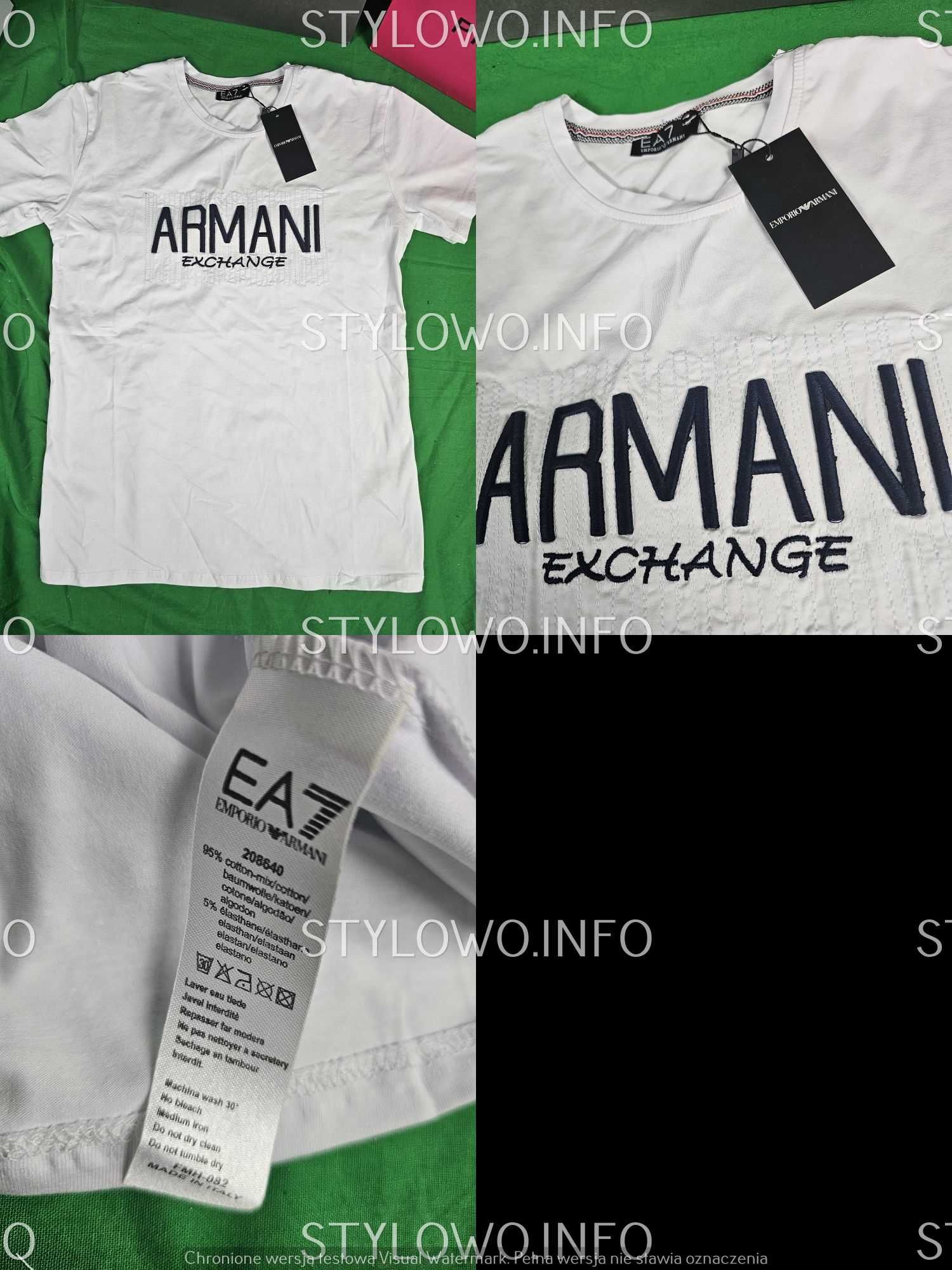 Koszulka męska lacoste armani t-shirt th nowość premium