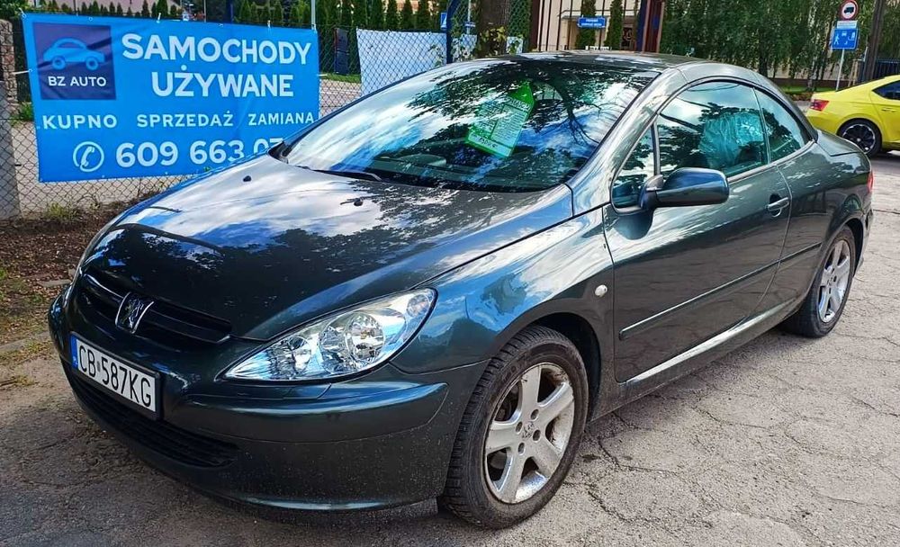 Peugeot 307 LPG 2.0 cabrio bogate wyposażenie sprawny hardtop skóry