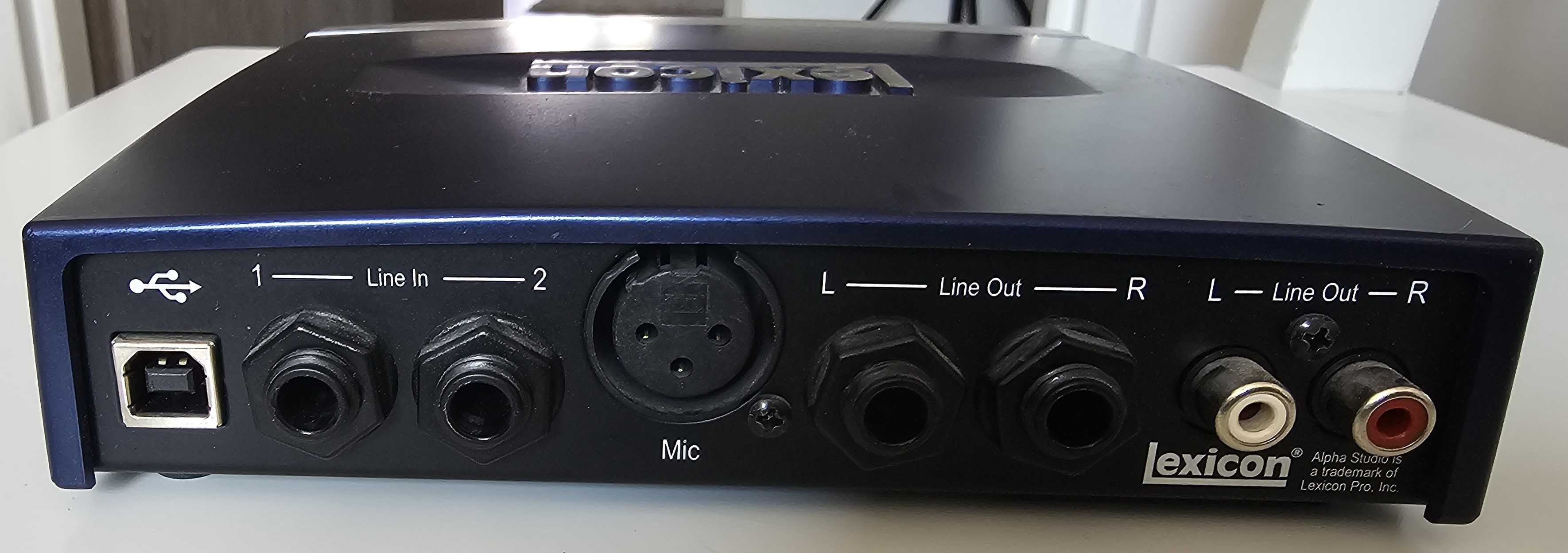 Lexicon Alpha interfejs audio karta dźwiękowa