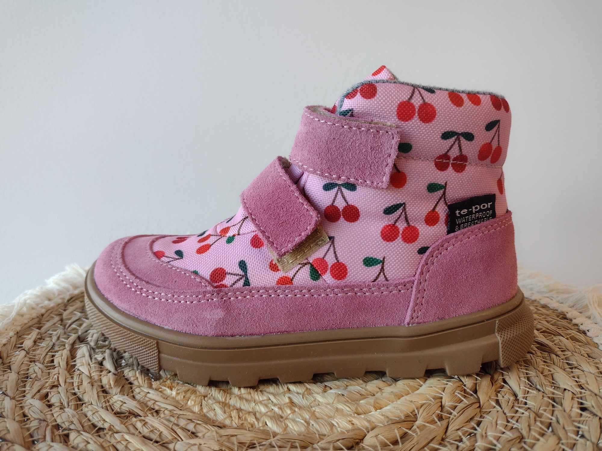 Trzewiki dziewczęce r.28 Mido 32-41 cherry pink TE-POR