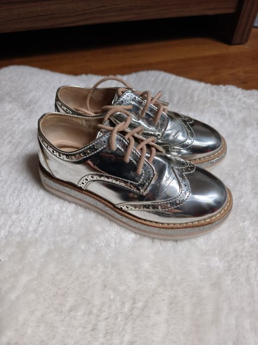 Buty srebrne Zara 31