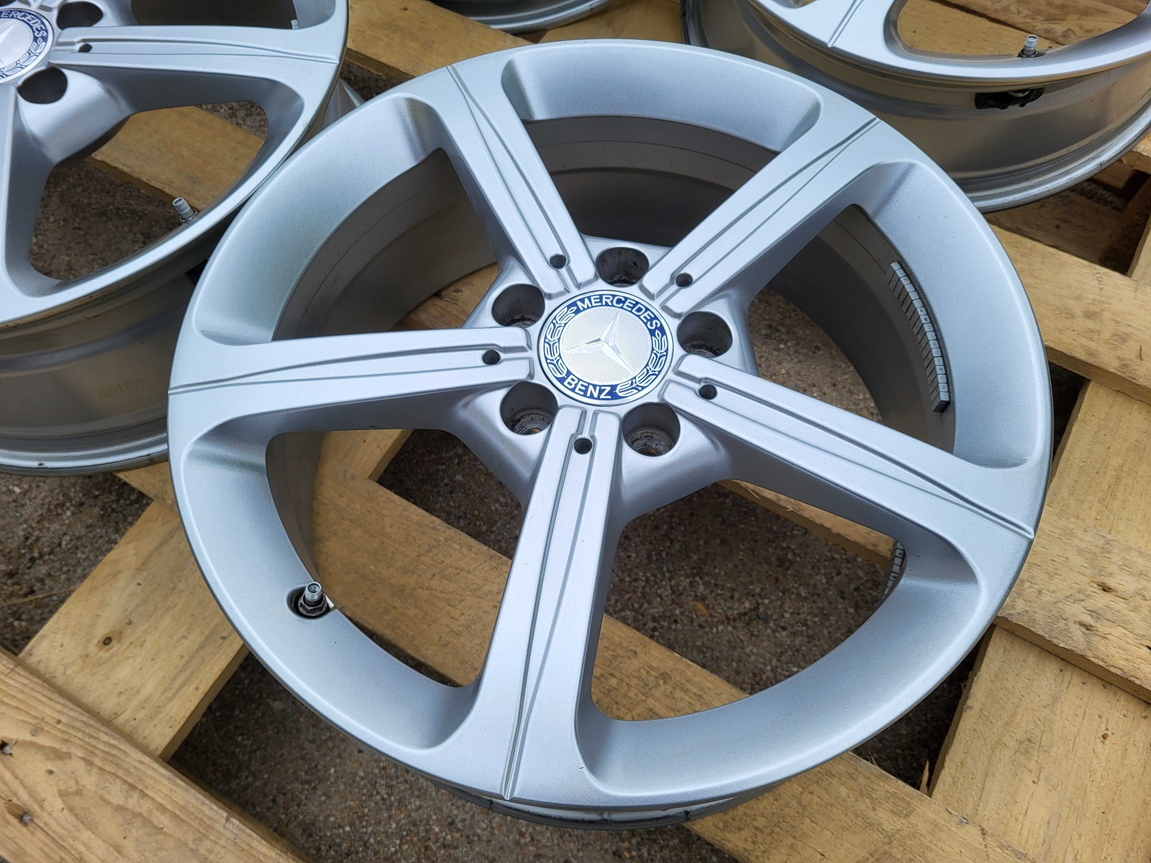 [874] Felgi aluminiowe Oryginał MERCEDES 17 Cali 5x112 ET44 +Czujniki