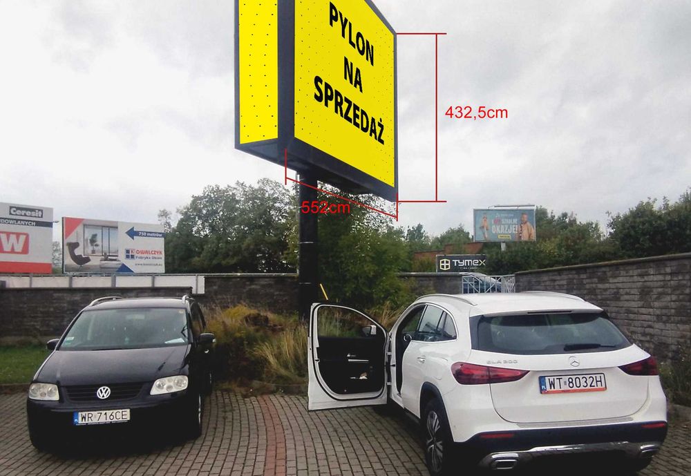 Reklama tablica reklamowa bilbord pylon
