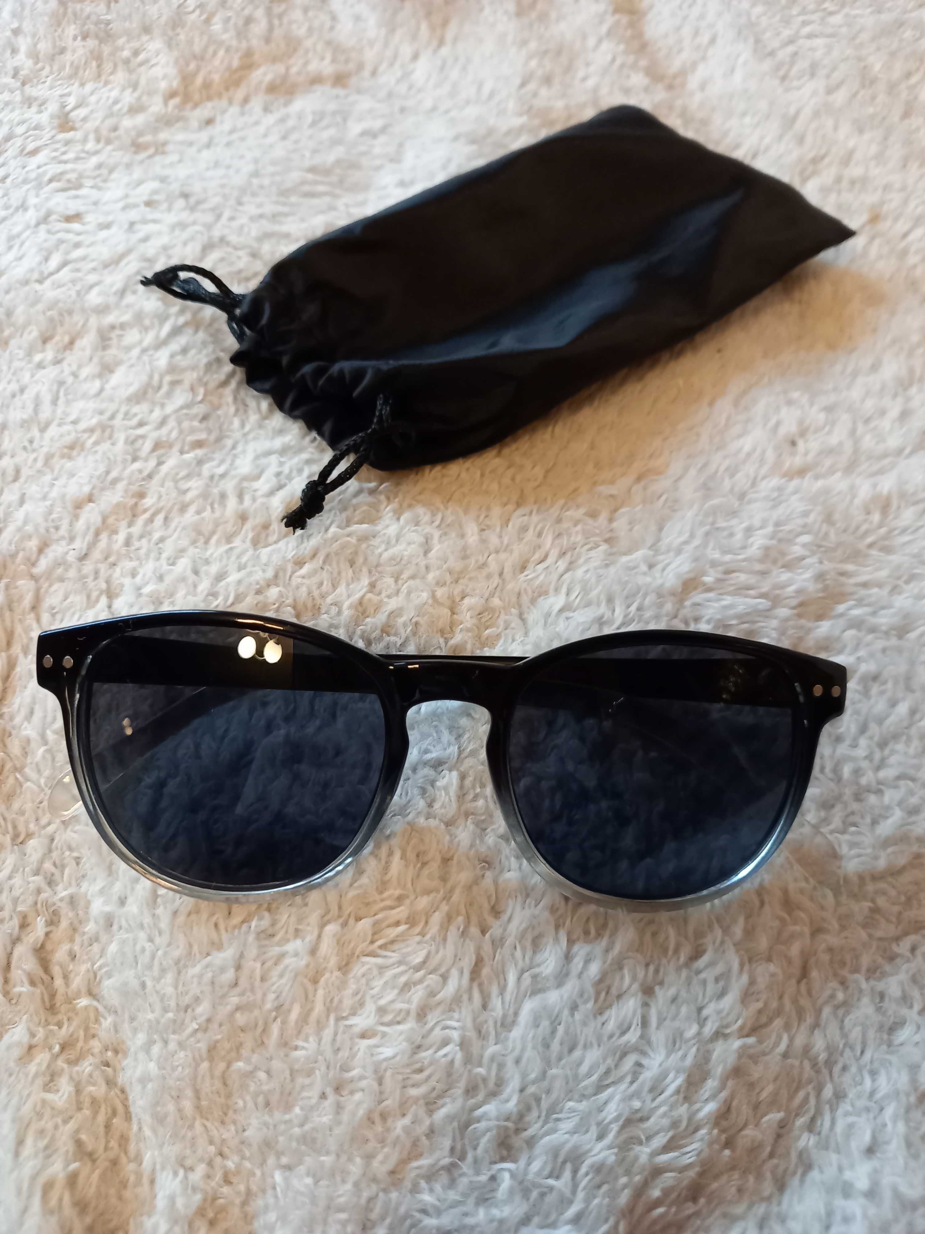 Damskie okulary przeciwsłoneczne sinsay + etui