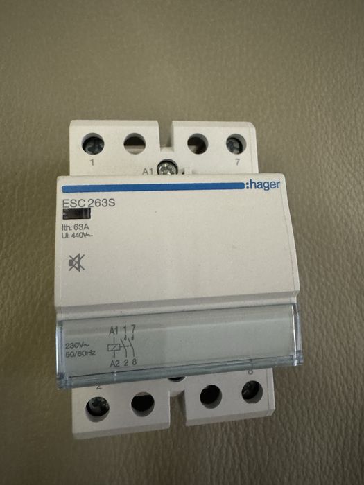 Contator silencioso monofasico 63A