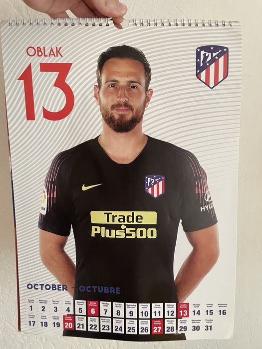 Перекидний календар Atletico de Madrid 2019