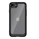 Etui Sztywny Pokrowiec Z Żelową Ramką Do Iphone 7 / 8 / Se Czarny