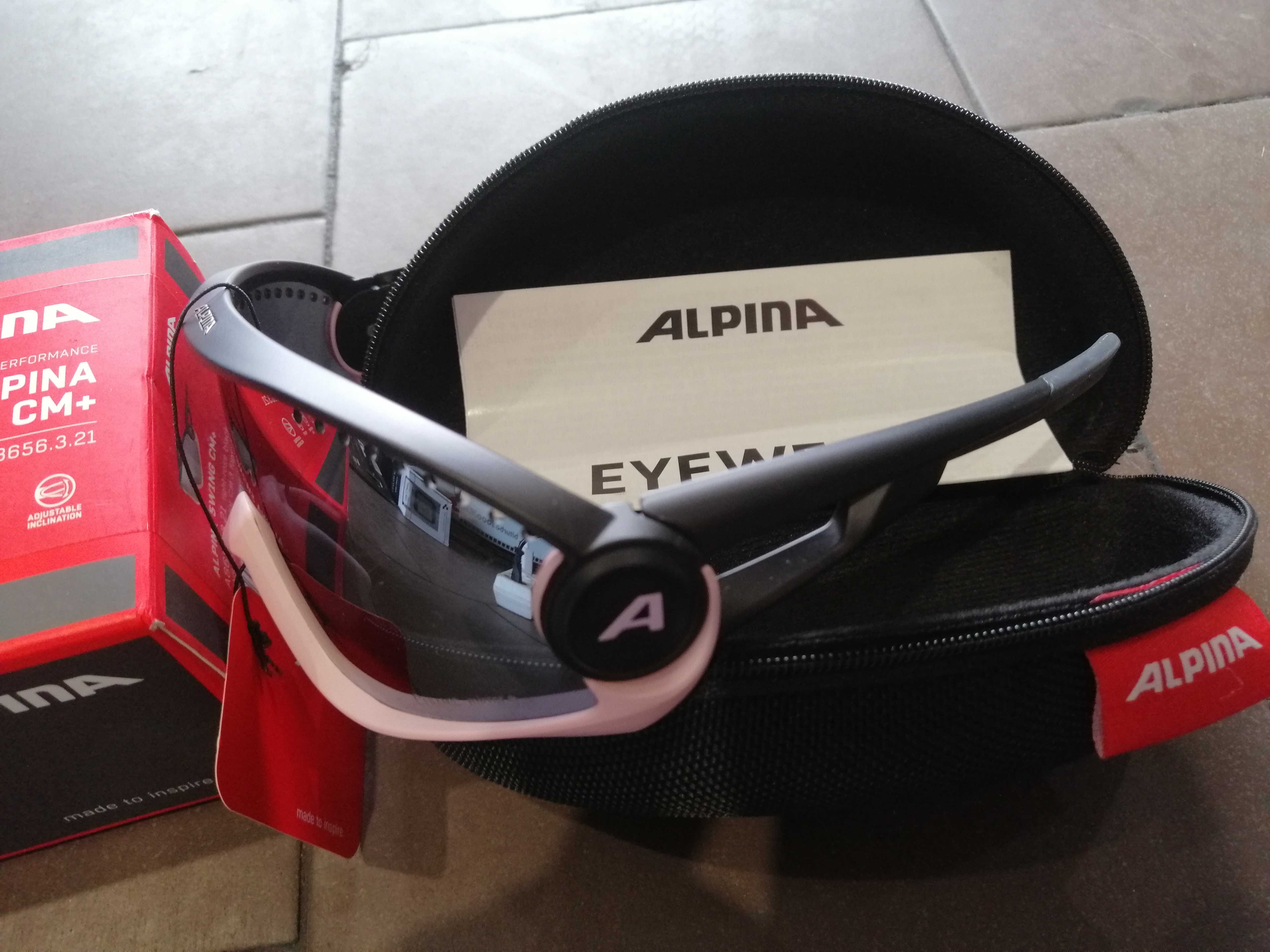 Powystawowe OKULARY ALPINA 5W1NG CM+ Light Rose Black Okazja!