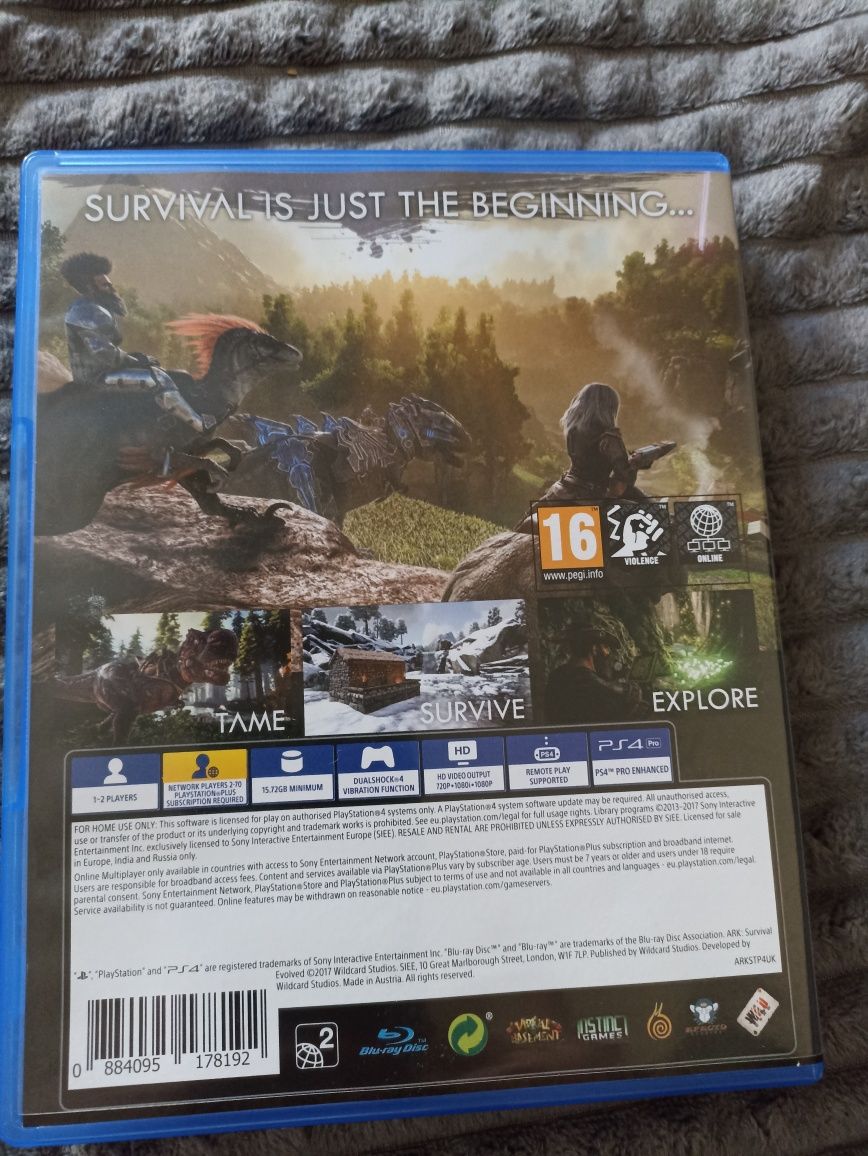 Gra ARK Survival Evolved PS 4.