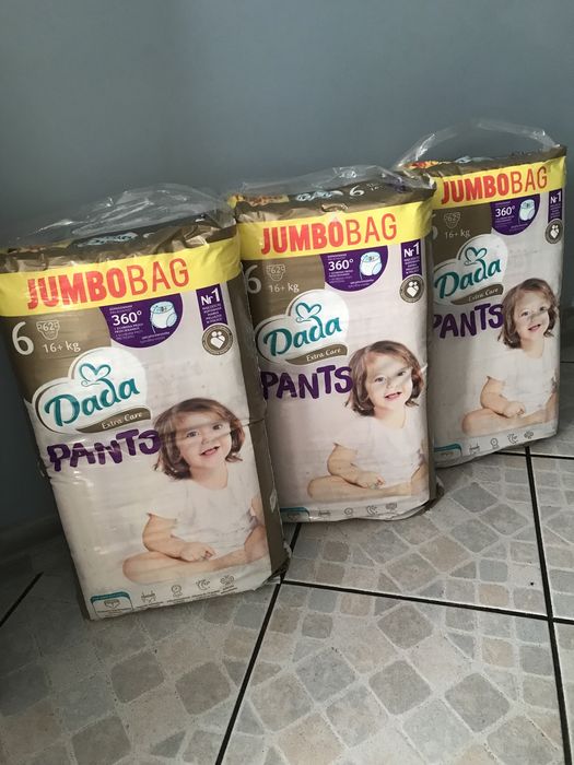 Duuuże Jumbo Pantsy Dada rozmiar 6,szybka wysyłka!