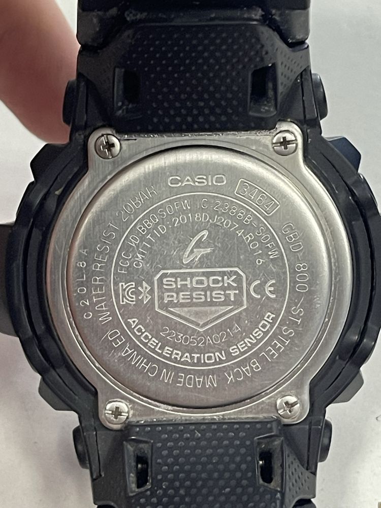 Чоловічий годинник CASIO G-Shock GBD-800-1BER Bluetooth