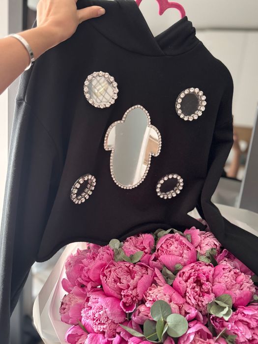 Кофта с зеркалами  брендовая Area