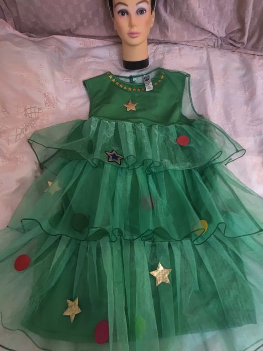 Strój przebranie sukienka choinka święta Mikołaj Boże Narodzenie M/L