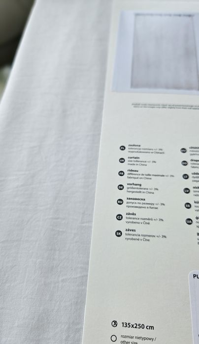 Nowa, zapakowana zasłona firmy home&you 135×250 cm