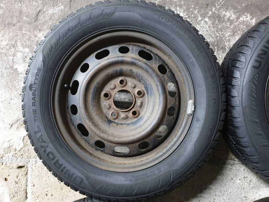Felgi stalowe koła Mazda R16 5x114,3 opony zima 205/60R16 7,3mm