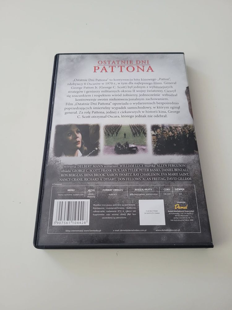 Film DVD Ostatnie Dni Pattona