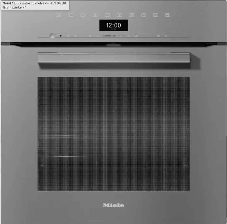 Piekarnik Miele H 7464 BP GraphitGrey z oświetleniem LED