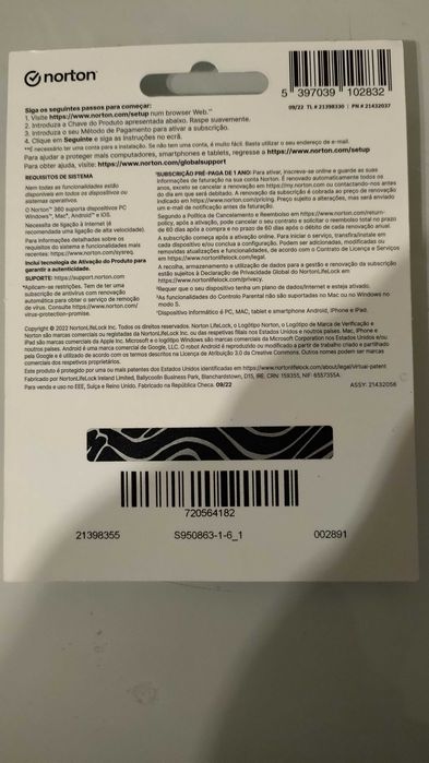 Norton 360 Deluxe 3 dispositivos