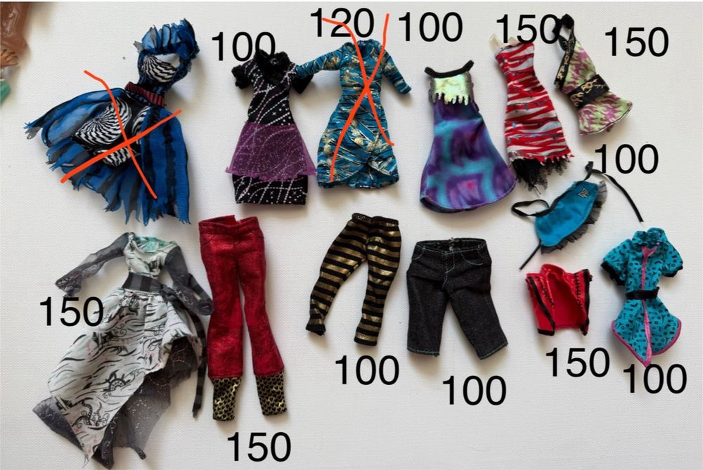 Продаж оригінальних ляльок монстер хай , аксів, одягу взуття