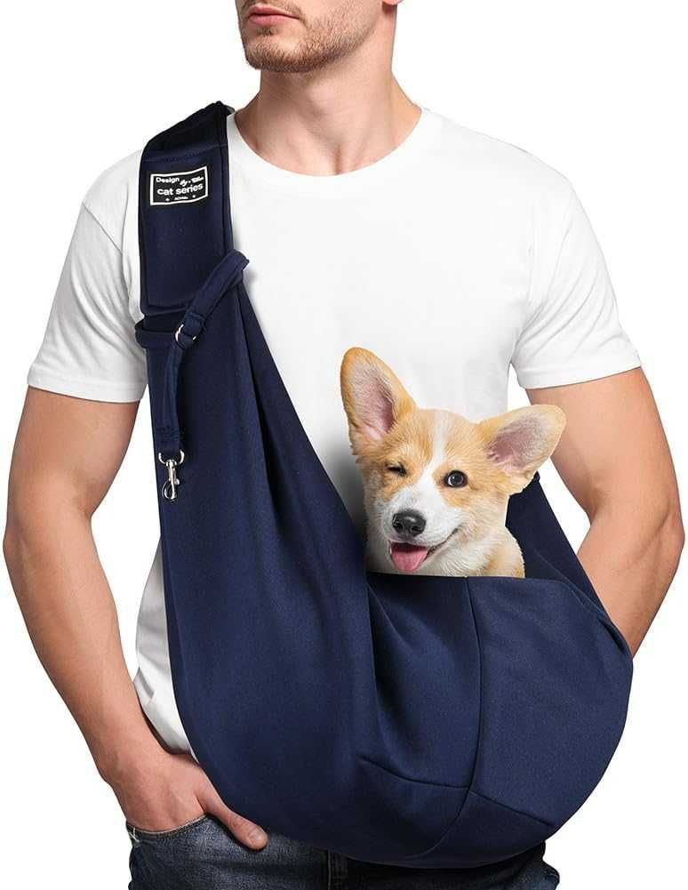 TORBA transportowa dla psów kotów do 7,5kg NA RAMIĘ dwustronna s963