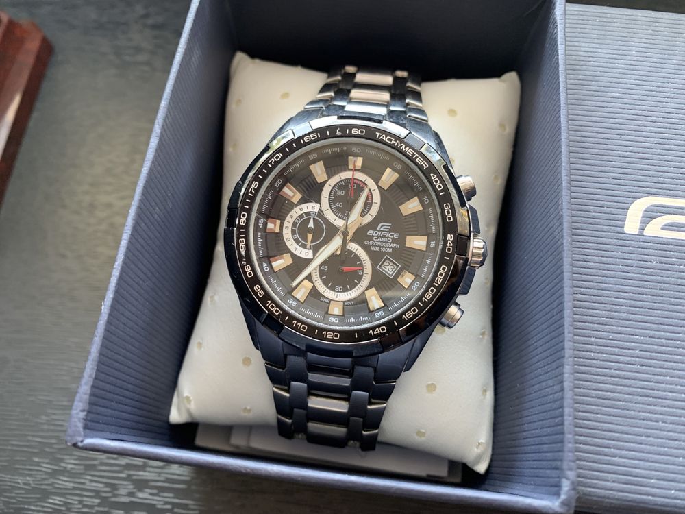 Zegarek Casio Edifice EF-539/Red/Tachometr/Piękny/Wys!