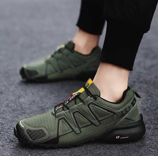 Кросівки чоловічі Salomon speedcross олива Нові