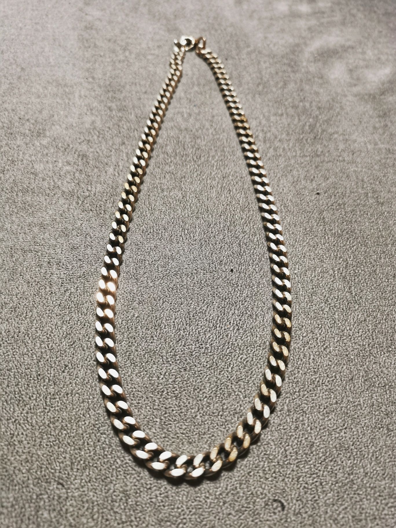 Łańcuszek srebrny pancerka 50 cm