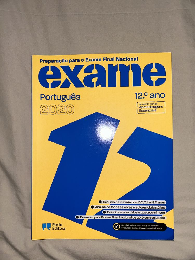 Livros de preparação exame português