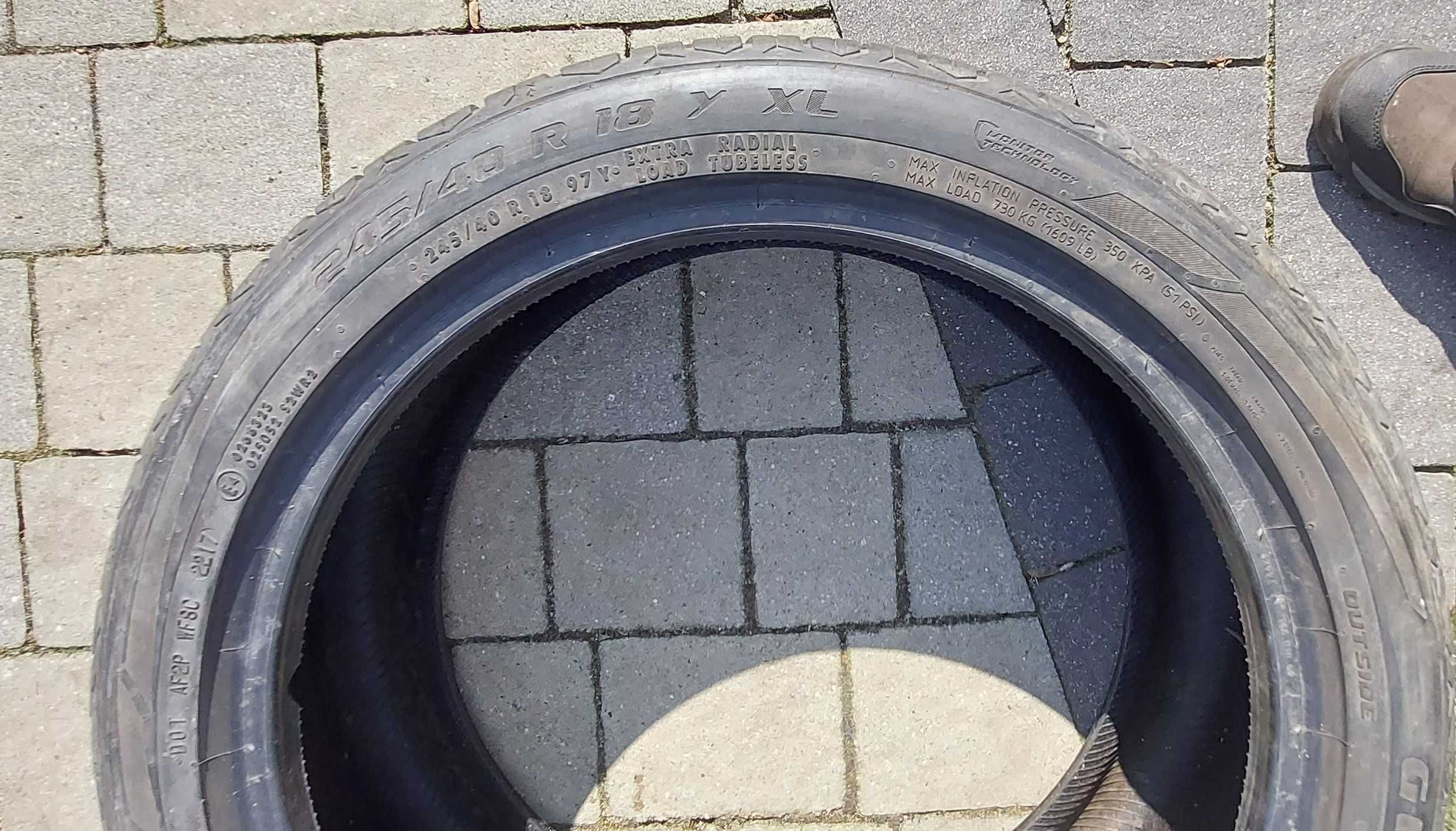 Opony letnie Altimax 245/40R18 97Y 4x7MM 4szt.