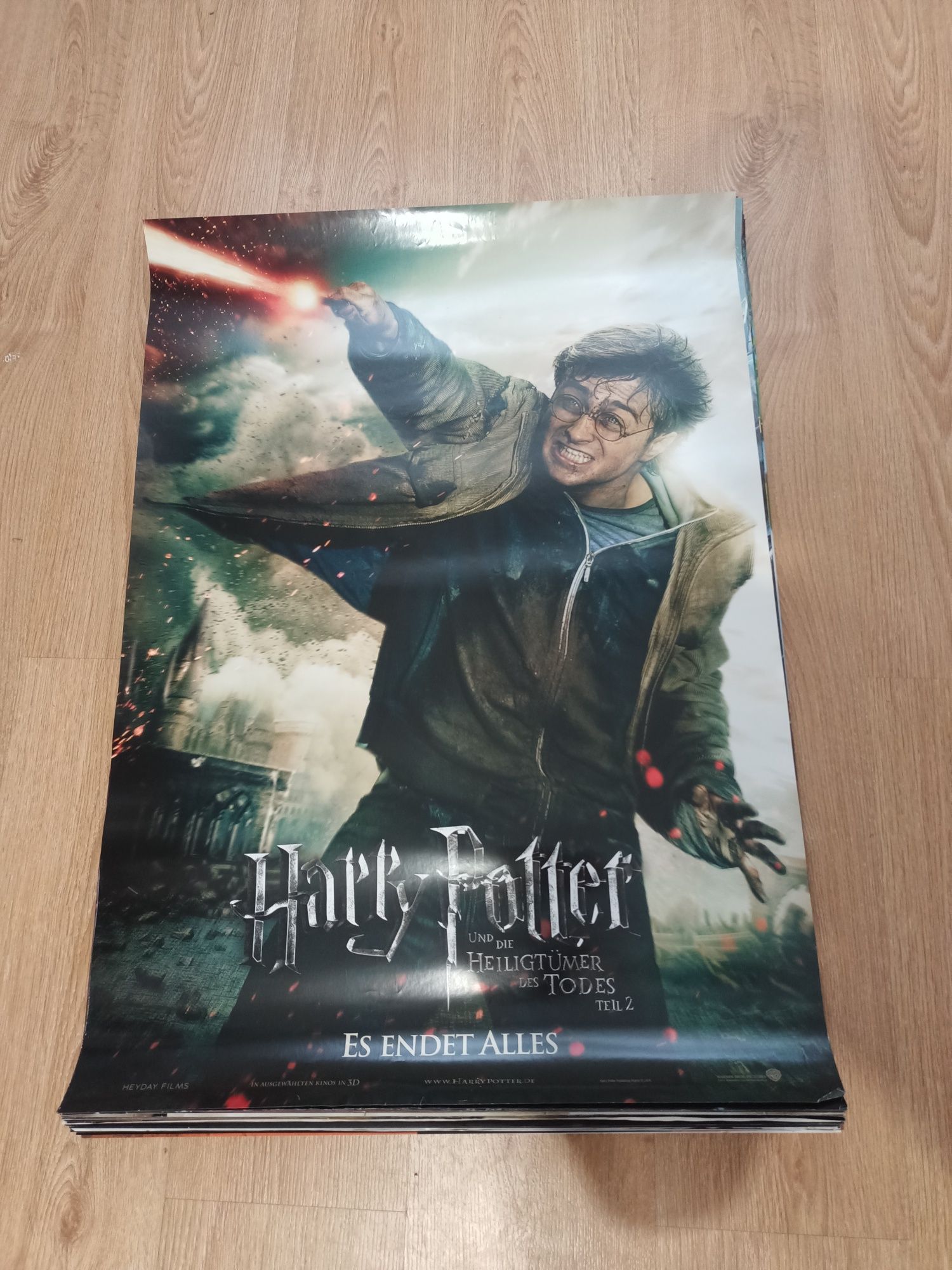 Kolekcja oryginalnych plakatów Harry Potter 5 sztuk duze plakat