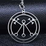 Sigil Marbas Satanistyczny talizman amulet stal nierdzewna