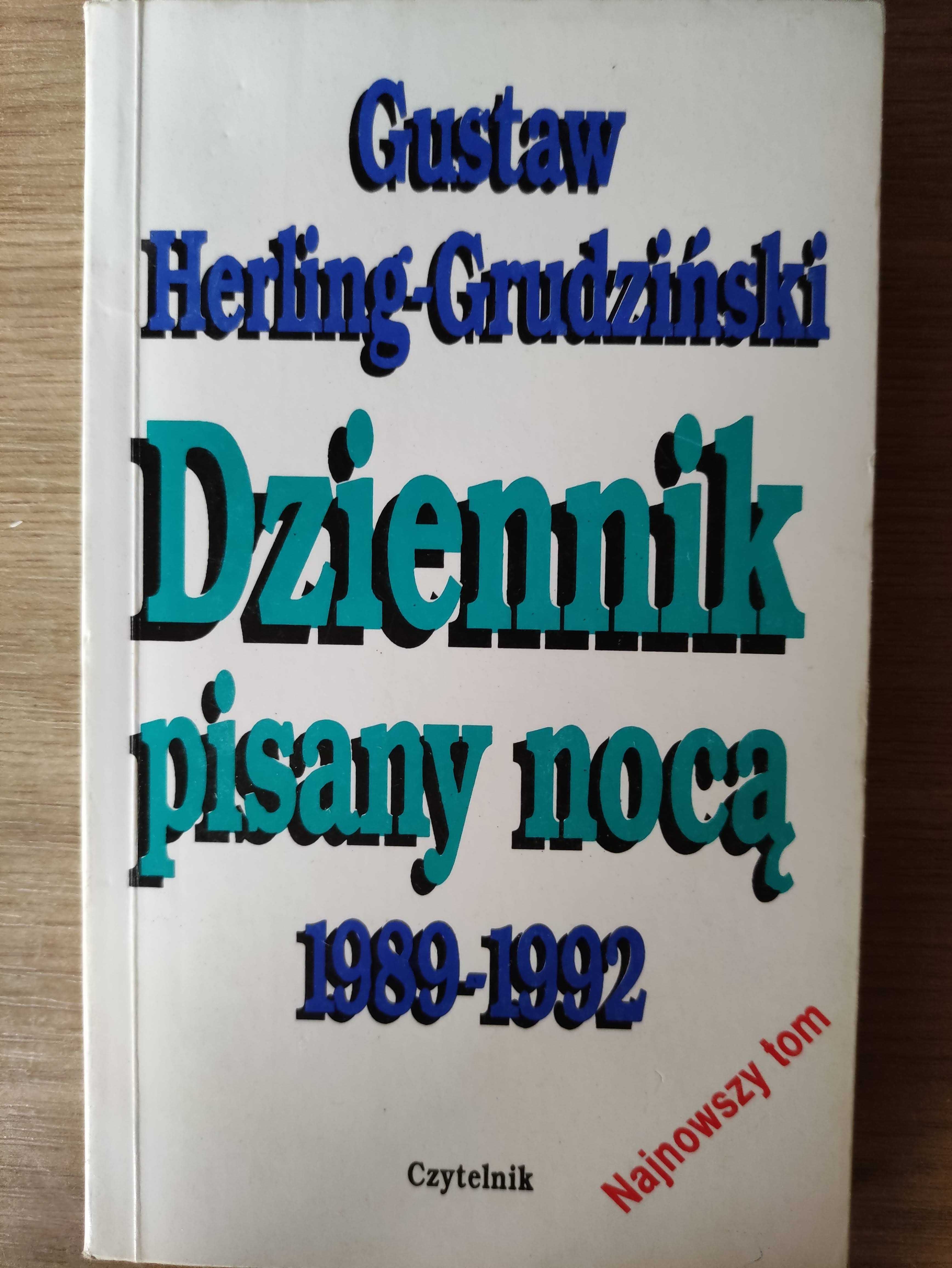 Dziennik pisany nocą od 1989 do 1992 - Gustaw H. Grudziński