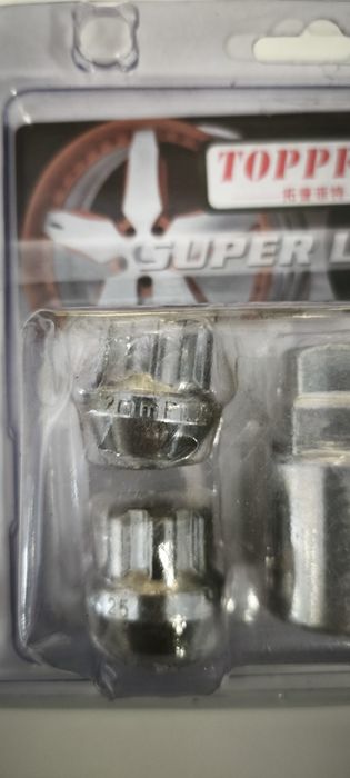 Porcas de segurança roda M12 1,25