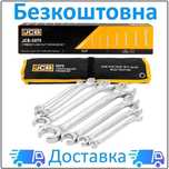 Набір розрізних ключів 8-27мм в чохлі 7од. JCB Tools JCB-5075 Розрізні