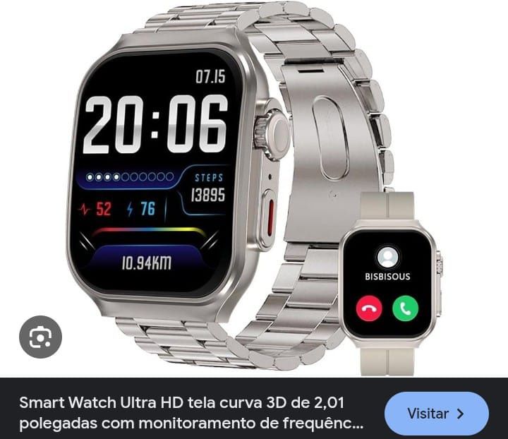 Smartwatch novo pra despachar logo não tá em uso direto da loja