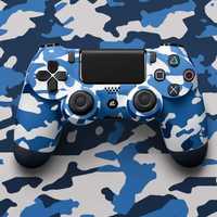 Custom Controles UK for Playstation 4  blue  camo edition