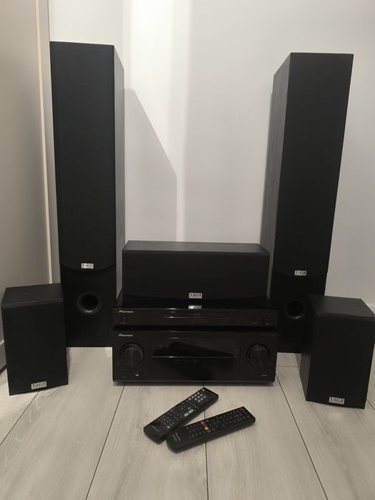 Zestaw kina domowego Pionieer VSX-531 kolumny TAGA