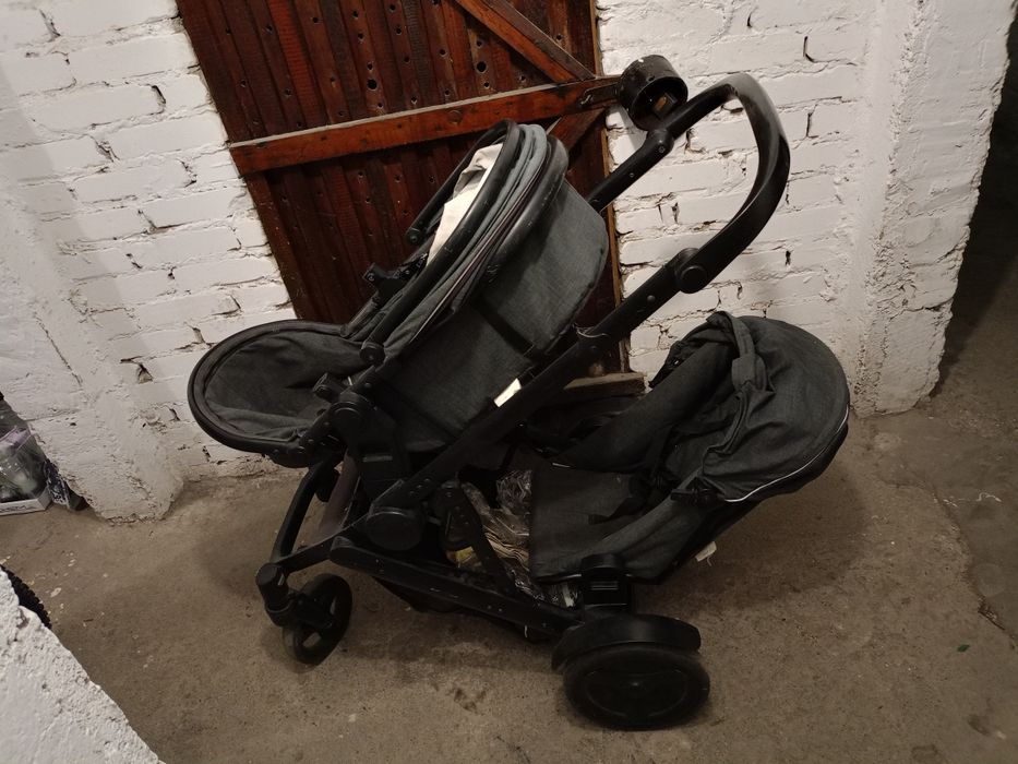 Wózek rok po roku, bliźniaczy, rodzeństwo