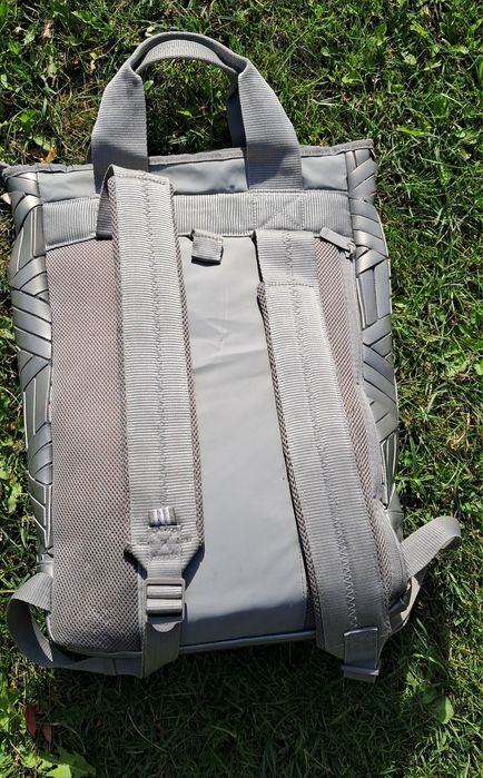 Adidas 3D plecak piłka ręczna torba srebrna roll top szara laptop tabl