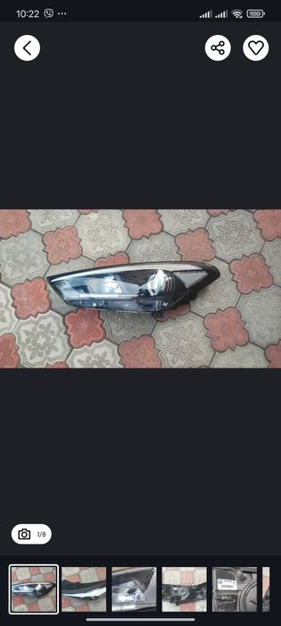 LED фара левая Hyundai Tucson TL 2015-2018, оригінал.
92101-D3100