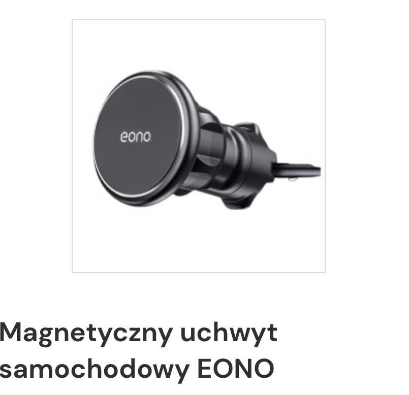 Magnetyczny uchwyt samochodowy EONO