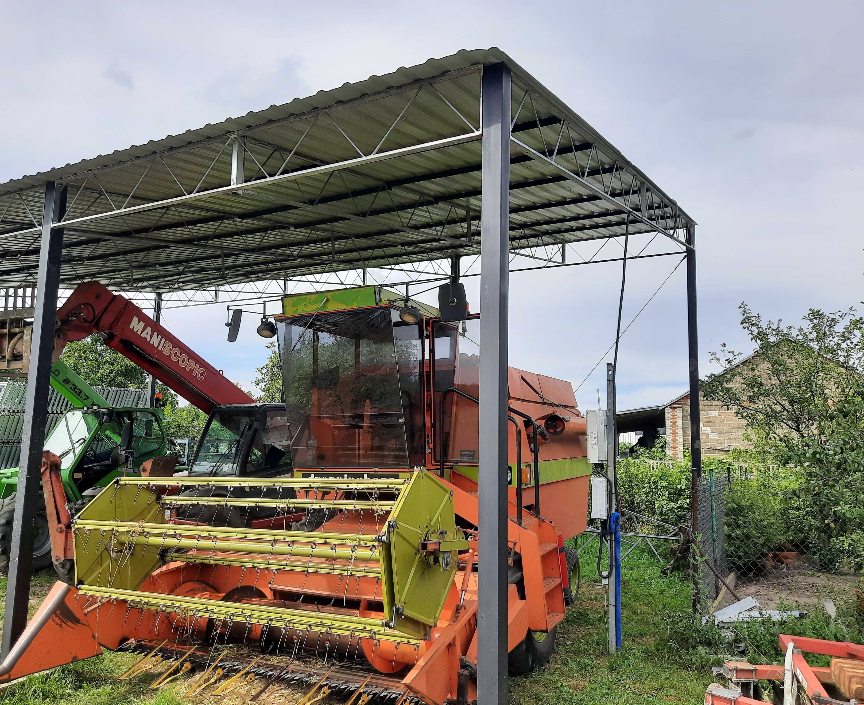 Wiata rolna Hala Magazyn Garaż Konstrukcja skręcana 8,1m x 12m KOMBAJN