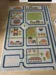 Dywan dzieciecy 3D Play Rug Miasto zabaw niebieski