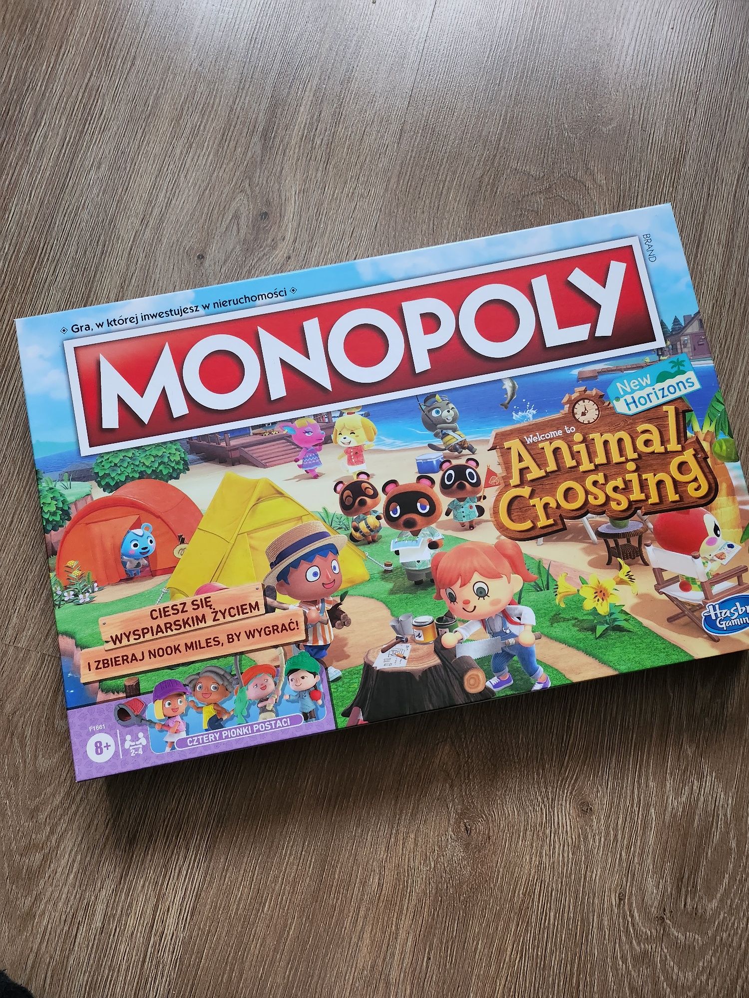 Gra planszowa Monopoly Animal Crossing Hasbro Nowa prezent święta