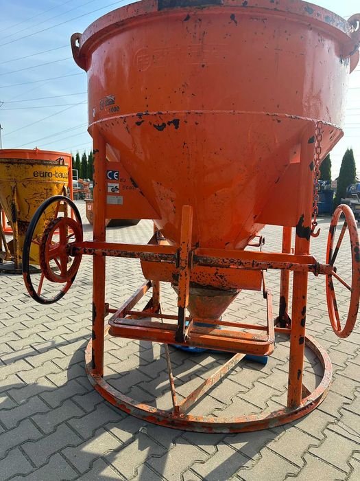 Niemiecki Zbiornik pojemnik dźwigowy EICHINGER 1016KR 1000L Rękaw Nr52