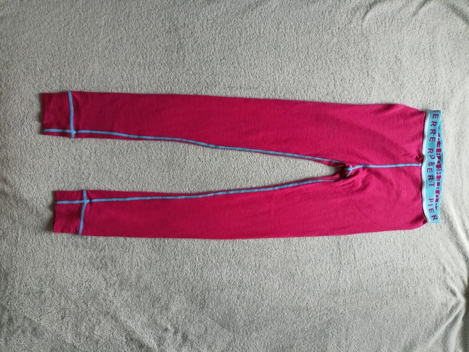 Czerwone legginsy termoaktywne 146/152 Pierre Robert Merino Wool
