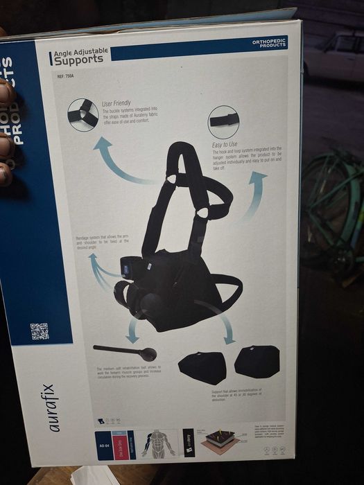 відвідна  шина для плеча від 45' до 75' Реабілітація переломів.